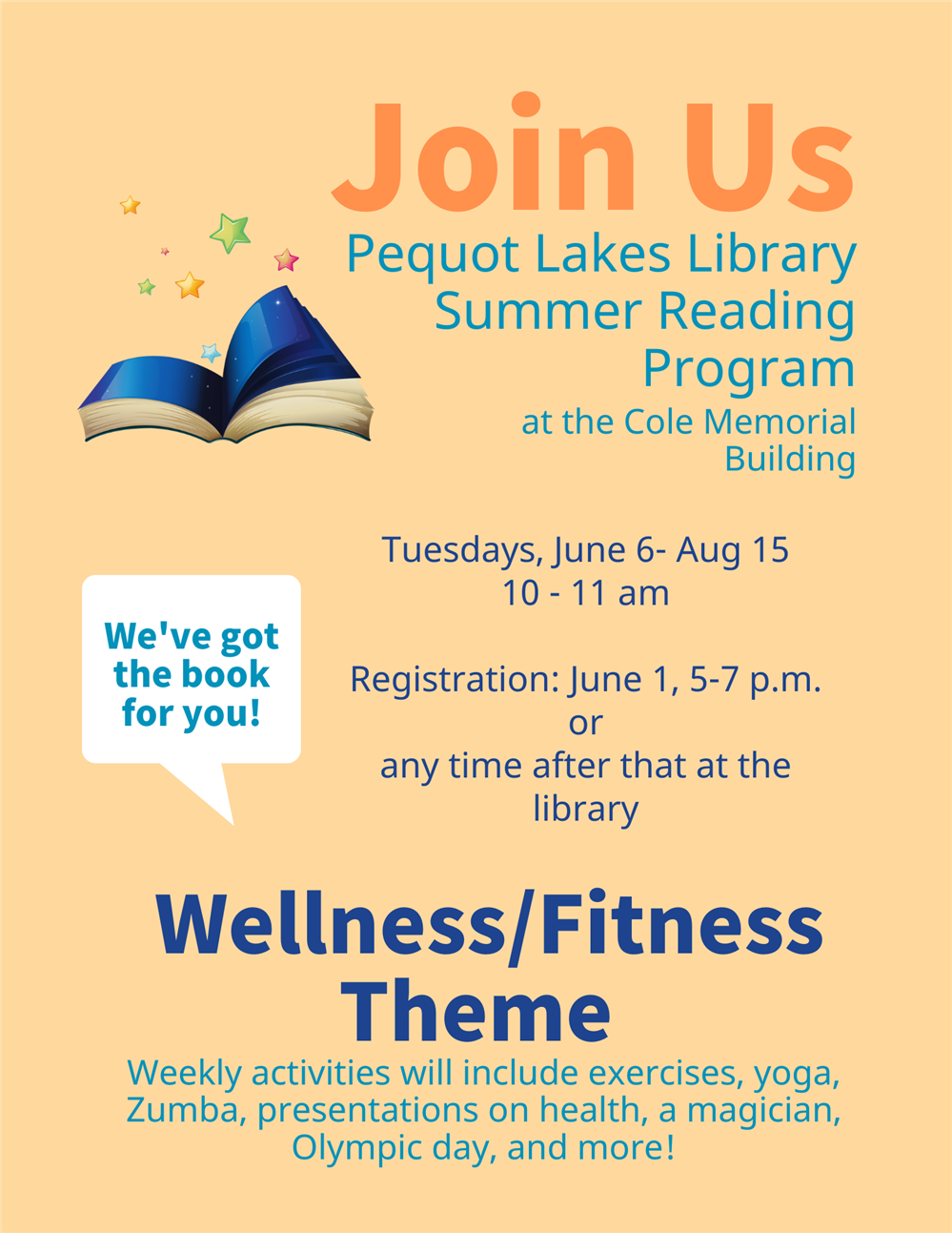 Pequot Lakes Library Summer Program